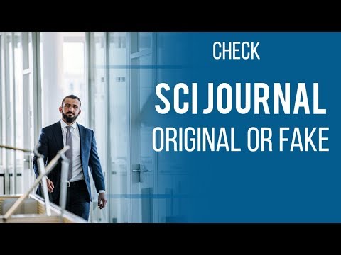 How to verify and select SCI/ESCI journal