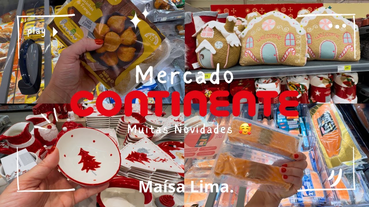 MERCADO EM PORTUGAL | COMPRAS NO CONTINENTE | NOVIDADES 🇵🇹