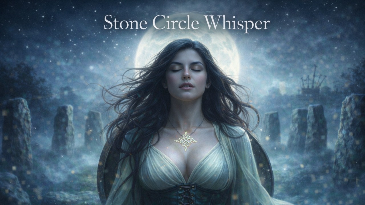 Stone Circle Whisper (Mystical Cinematic Celtic) | Harp + Vocalise + Uilleann Pipes | 80 BPM