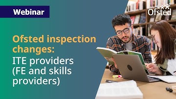 Ofsted education inspection framework: ITE providers, for FE and skills