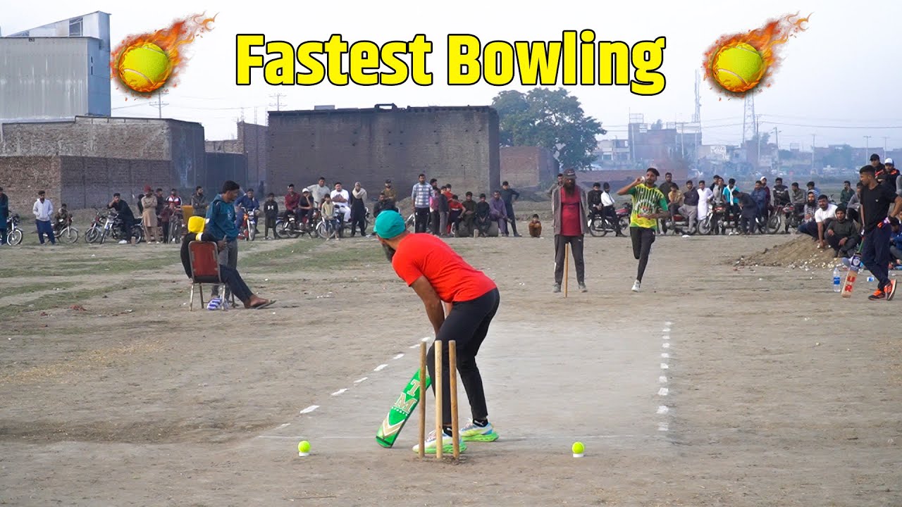 Fastest Bowling Young Bowler Against No.1 Tape Ball Batsman Zebi Butt | Salman Sallu VS Waseem Lefti
