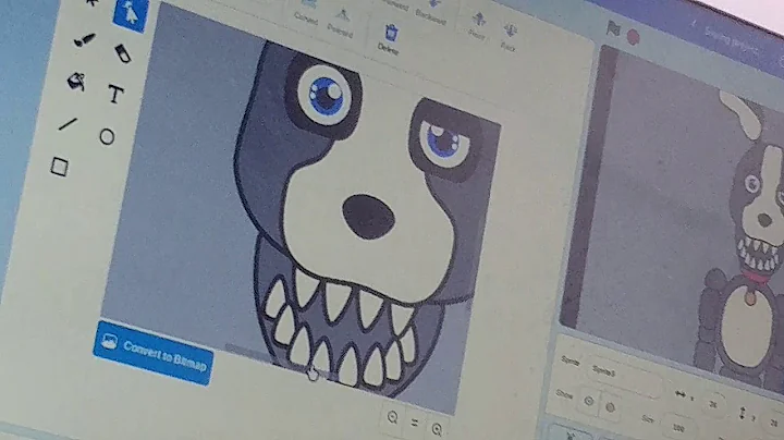 How to make a fnaf game on scratch part 1 menu.