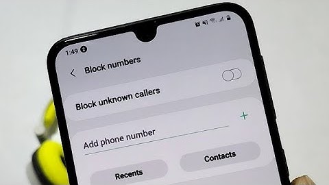 block contact numbers in Sumsung Galaxy M31 prime, Samsung mobile contact number block kaise kare