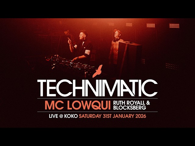Technimatic & Lowqui - For All Of Us, Live at Koko, London