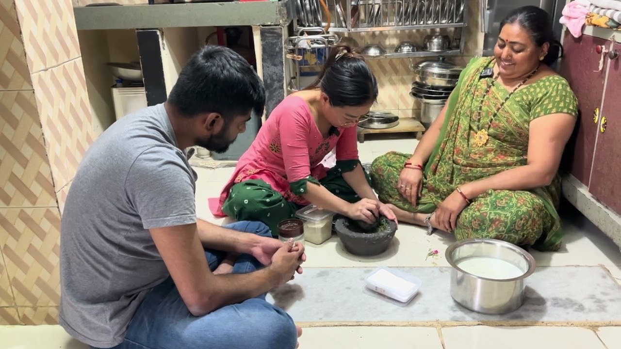 મમ્મી શિવરાત્રી પર ભાંગ પ્રસાદ બનાવતા શીખવાડે છે 😍😍 || Jeni videos || bhang prasad