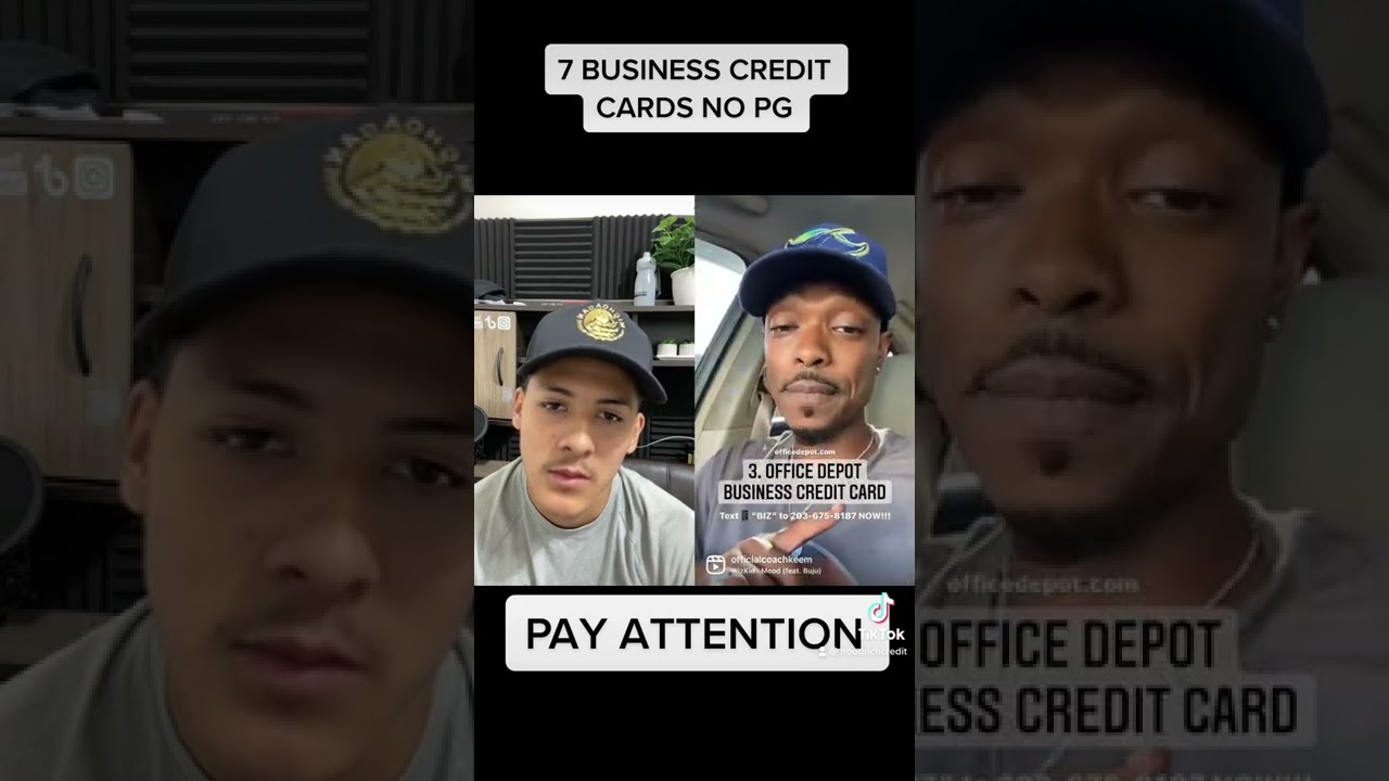 7 Business Credit Cards No PG!!! YouTube