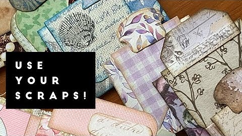 Removable junk journal page tabs!