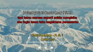 P. S. LOVE YOU - Paul Partohap // i love you in every universe || lirik terjemah