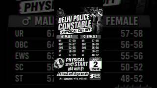 Delhi police constable physical cut off #delhipolice #delhipoliceconstable #delhipolicecutoff