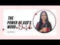 The authority  power of gods word in our life  sr julieta