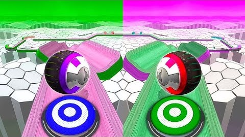 ♥️🌀🌈Going Balls Game Vs Reverse Video Gameplay iOS,Android New Update Part 789