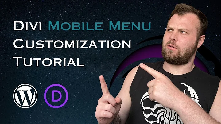 Divi Mobile Menu Customization Tutorial