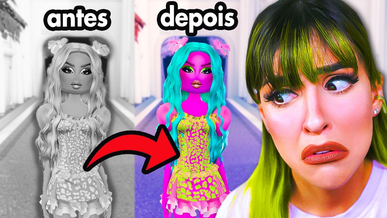 DRESS TO IMPRESS.. mas em PRETO E BRANCO! *desafio impossível*