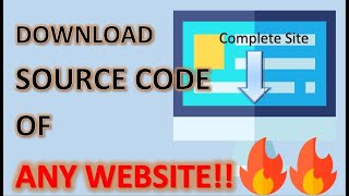 HOW TO DOWNLOAD SOURCE CODE OF ANY WEBSITE IN 1 MINUTE | COPY SITE IN ONE CLICK | LATEST TRICK 🔥 🔥