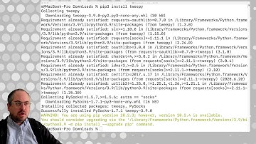 Programming for Cultural Heritage - Demo: Twitter API Part 2 - Posting