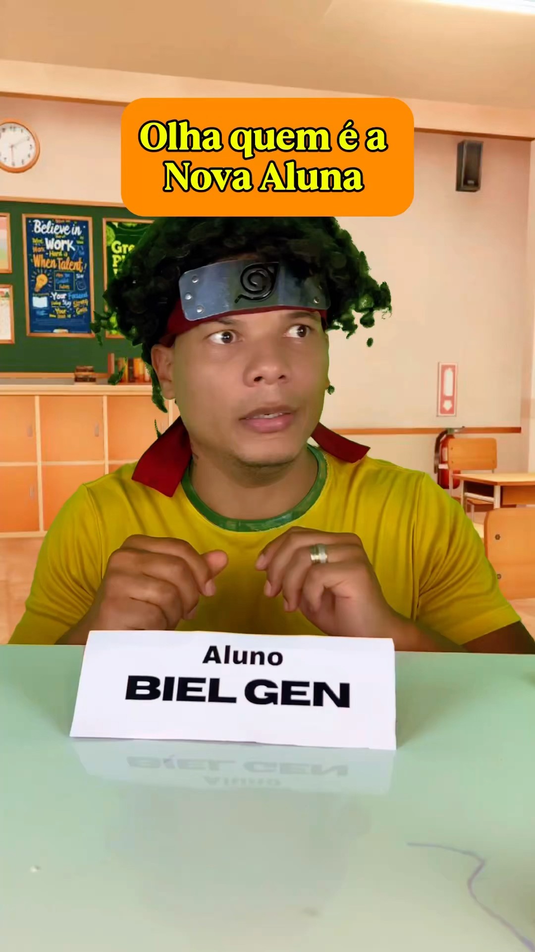 A ALUNA NOVA @BielGENTV #comedy #shorts