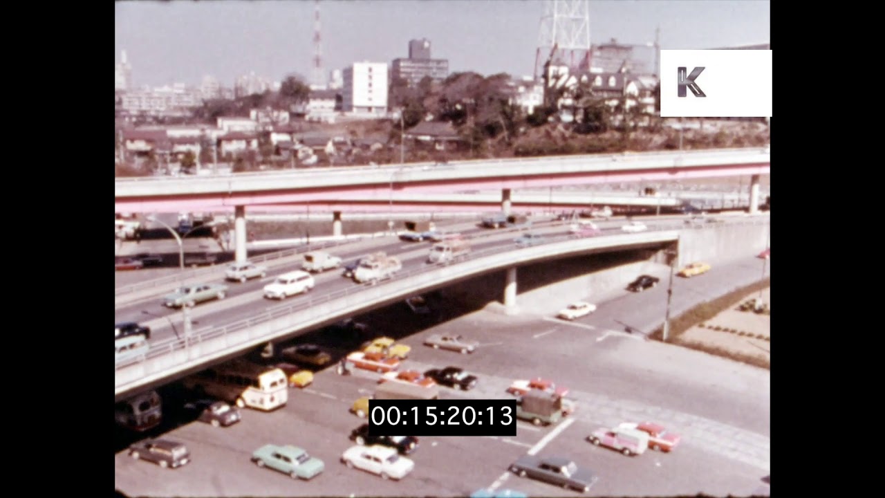 KLR554 Tokyo in 1968, Japan, HD from 16mm - YouTube