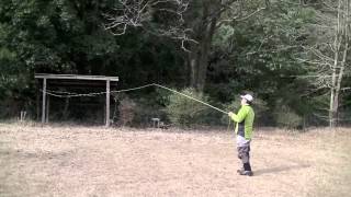 Yomogi 7'00 Line3 UD-Glass  FlyFishing Rod Casting Video 