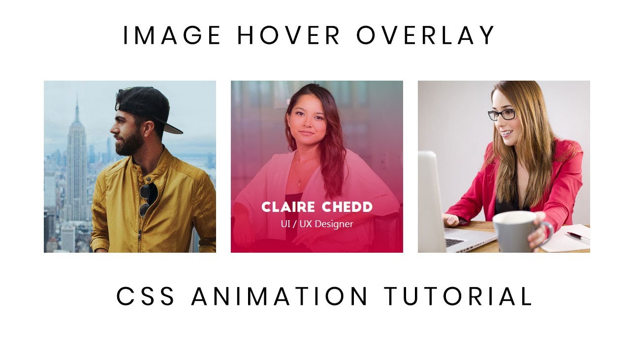 CSS Image Hover Overlay Effects | CSS Image Hover Effect - YouTube