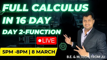 Calculus in 16 day wbjee 2023 l JELET 2023 l #ju | path of Jadavpur university