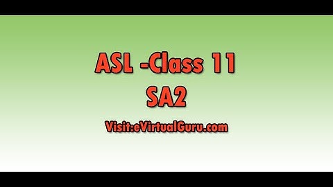 CBSE ASL Listening  Class XI SA 2, Code XI-L-01, Audio scripts and Answer key, Audio 1