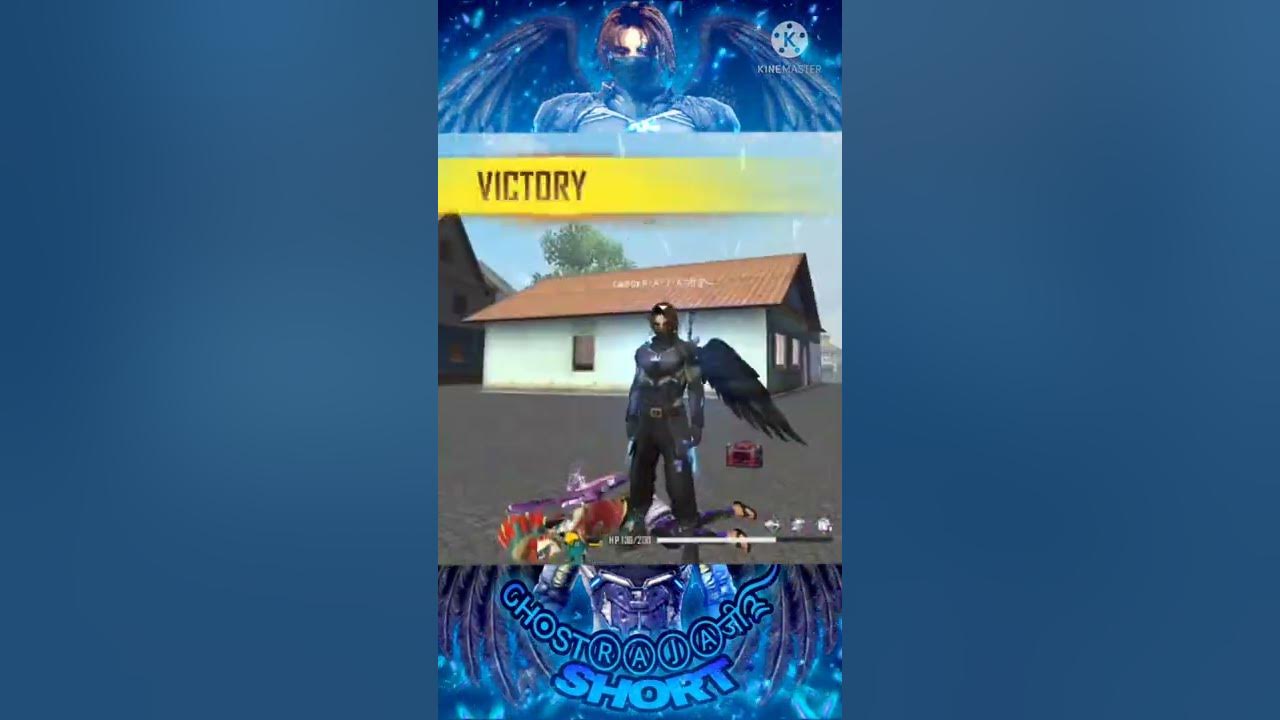 best ghost raja ji short video createrclash squad blue king gamplay
