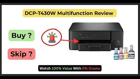 DCP T430W Multifunction Printer Review | Check These important Things Before Buy |