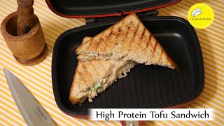 High protein Tofu sandwich