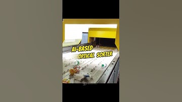 Bottle depot is equipped Databeyond AI-based optical sorter.#msw #shorts #mrf #trs #wrs #weee #asr