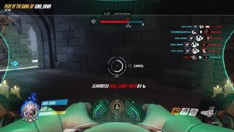 Overwatch DVA Play Of The Game Triple Kill