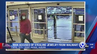 Man accused of stealing jewelry from Walmart News