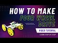 Mechatron Robotics | How to build a Robot | Mechatron Robot Four Wheel Drive | Robot Kit