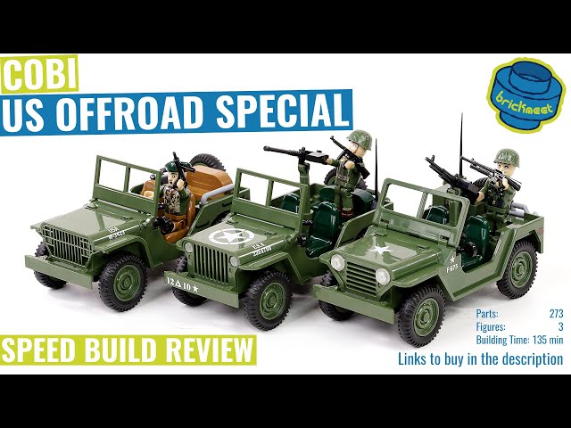 COBI US Offroad Special *GP, Willys Jeep, MUTT* - Speed Build Review class=