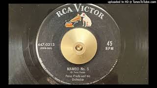 Perez Prado and His Orchestra - Mambo No. 5 (Rca Victor) 1958