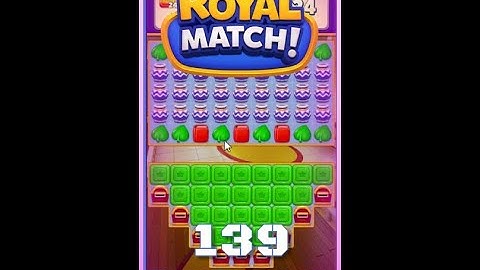 Royal Match Level 139 - Super Hard Level - No Boosters