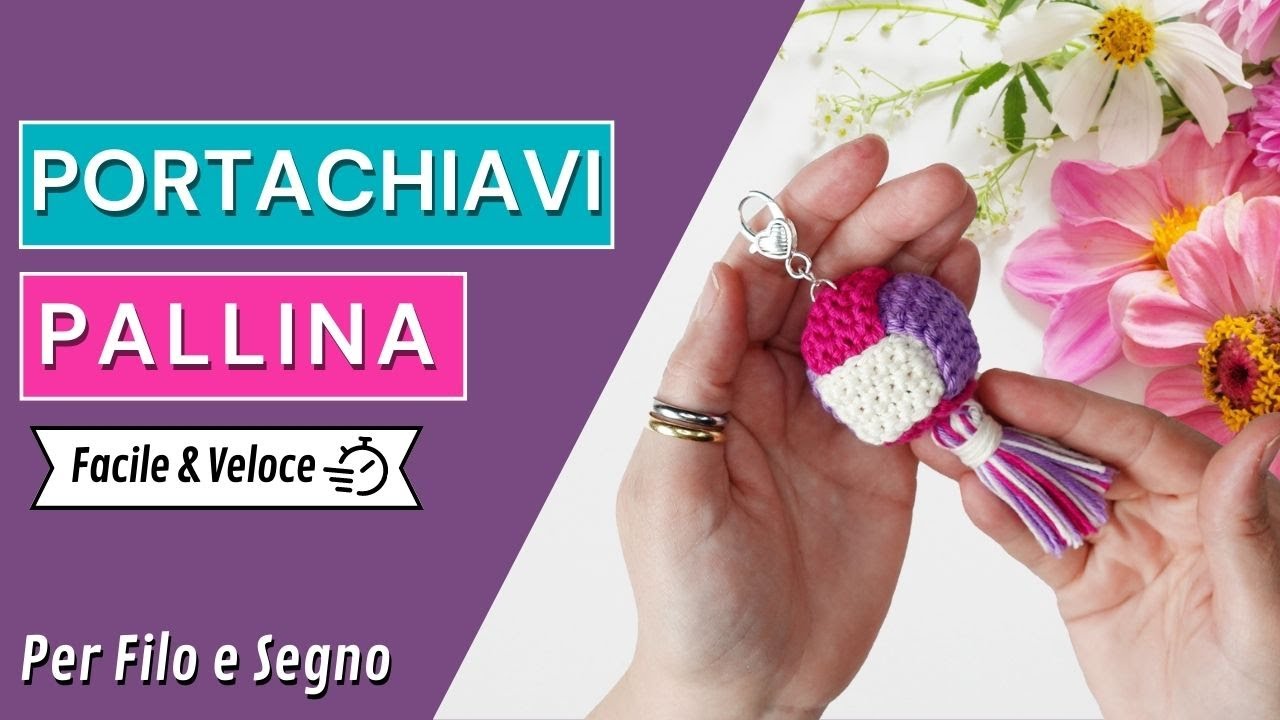 Portachiavi Pallina facile e veloce ✌🏻