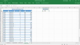 Función PROMEDIO en Excel