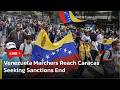 🔴LIVE: Venezuela Marchers Reach Caracas Seeking Sanctions End | AC13