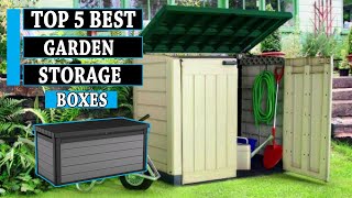 Top 5 Best Garden Storage Boxes in 2025 || You Can Buy