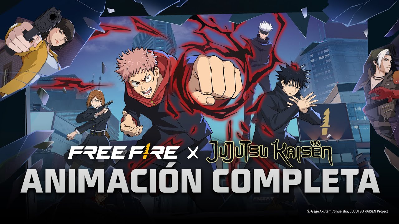 Animación completa | Free Fire x Jujutsu Kaisen | Free Fire Oficial