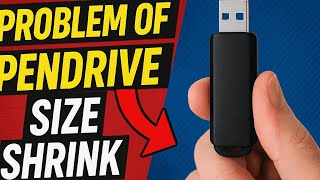 pen drive size decreased after making it bootable problem solved.