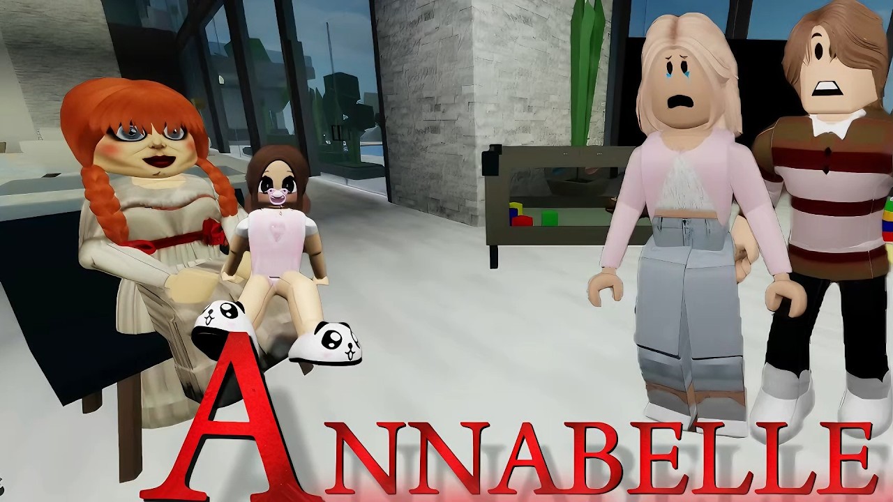 ANNABELLE HISTORIA DE TERROR EN ROBLOX🏡 (BROOKHAVEN) | LAS NIEVECITAS