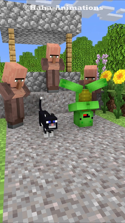 JJ vs Mikey dancing with the villagers