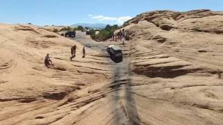 Hells Gate on Hells Revenge, Moab UT