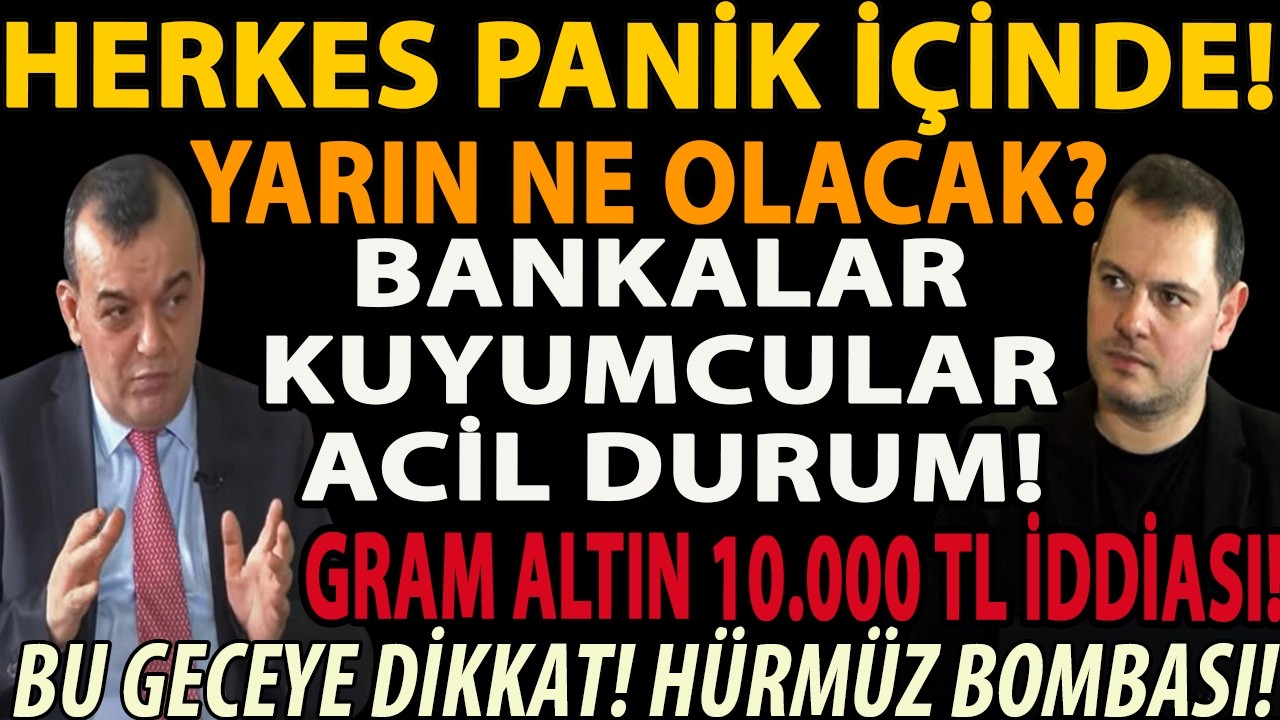HERKES PANİK İÇİNDE! YARIN NE OLACAK? BANKALAR KUYUMCULAR ACİL DURUM! GRAM ALTIN 10.000 TL İDDİASI!