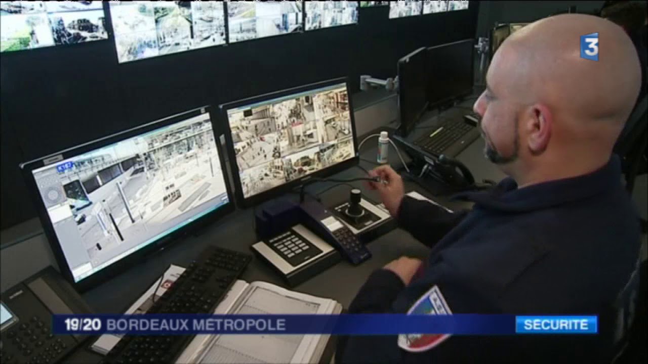 Bordeaux sous vidéo surveillance YouTube