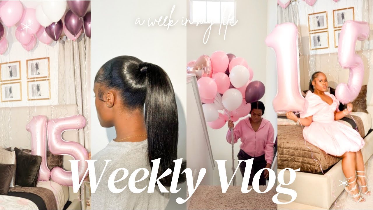 Еженедельный видеоблог | 15-летие моей дочери | Вдохновение для причесок + Идеи подарков + Вирусн...
