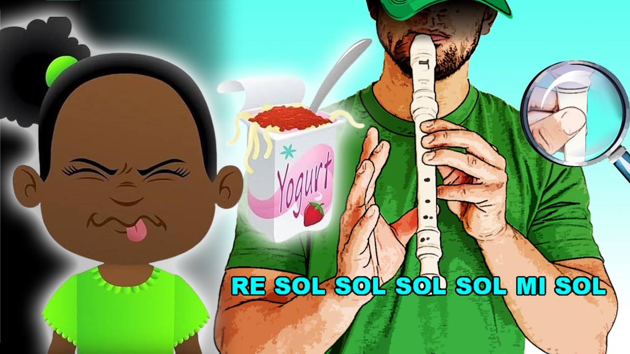 ¿Te Gusta el Yogur de Espagueti? - Super Simple Español | Flauta Fácil | Tutorial | Cover | Karaoke