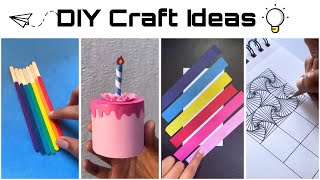 Craft Ideas With Paper Simple And Easy | Popsicle Sticks Crafts | Art beats