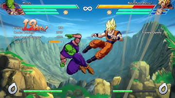 DRAGON BALL FighterZ Piccolo\Trunks\Tien Meterless Mid-Screen Combo